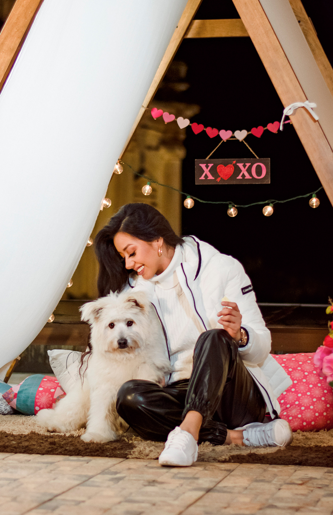 Girl-and-dog-at-antigua-guatemala-hotel-casa-victoria